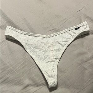 PINK Victoria's Secret Light Gray Panties